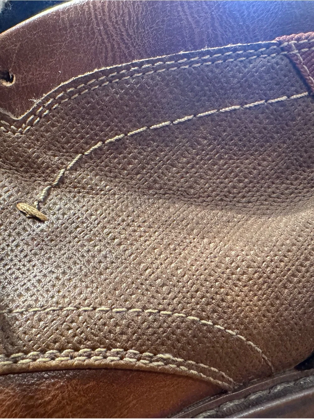 Freeman brown leather